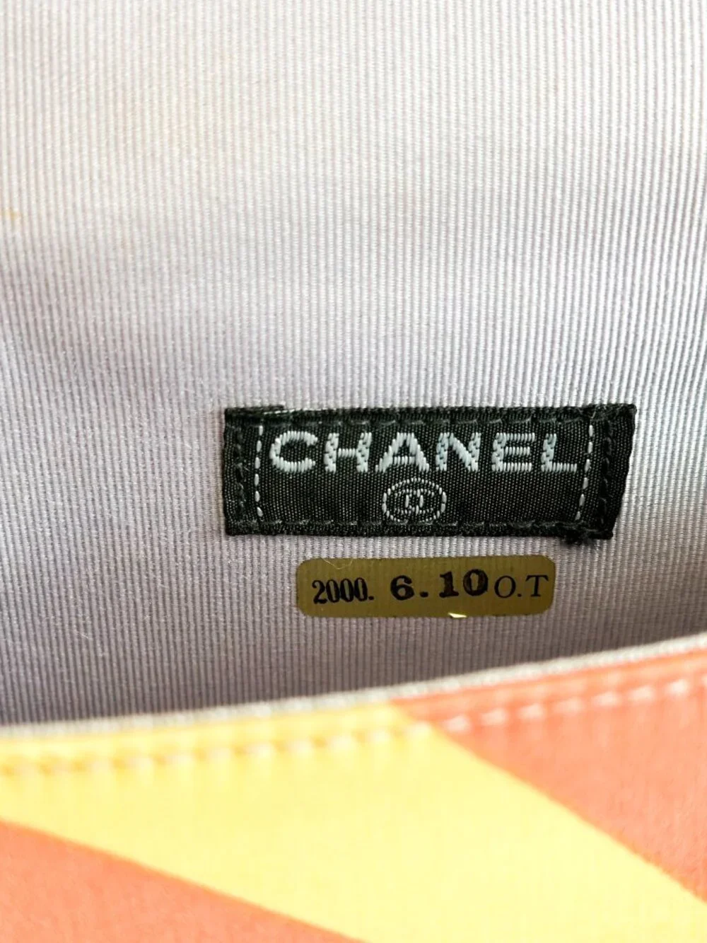 Chanel Mini Shoulder Bag Multicolored Satin Bag - Picture 14 of 16